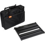 Pedalboard - woodbrass - pb50 - power - housse de transport matelass�e - 10 p�dales deffets - aluminium ...