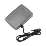 P�dale ergonomique monotrou pour machine � coudre - surenhap - gris - dimensions 14x9cm