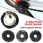 Pédale de vélo électrique - momotou - 5 aimants - capteur de vitesse - longueur de ligne 100 cm - noir ... Pédale de vélo électrique - momotou - 5 aimants - capteur de vitesse - longueur de ligne 100 cm - noir ...