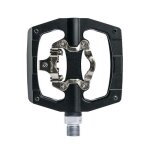 Pédales vtt switch - standard automatique - noir - alu cnc - 90x90mm - 485g (paire) Pédales vtt switch - standard automatique - noir - alu cnc - 90x90mm - 485g (paire)