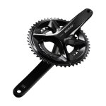 Pédalier 12 vitesses shimano 105 fc - r7100 - noir - 50 / 34t - hollowtech ii Pédalier 12 vitesses shimano 105 fc - r7100 - noir - 50 / 34t - hollowtech ii
