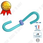 P�dalier bras - jambes - td� - exercices de cuisse - pvc - 47 * 14cm - bleu