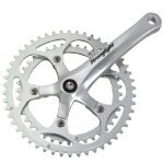 Pdalier compact vtt stronglight - plateau 28 / 38 / 48 dents - manivelle alu 170mm