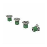 P�dalier - shimano - alivio m8x8. 5 - inox - vert - jeu de 4