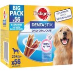 Friandise dentaire - pedigree - dentastix - grand chien + 25kg - 56 btonnets - hygine buccale