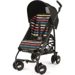 Peg perego poussette lgre avec capote pliko mini - rayures multicolore