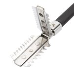 Peigne � rasoir - vvikizy - 17cm - acier inoxydable - double tranchant - mixte