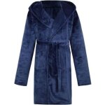 Peignoir de bain  capuche ultra doux chaud douillet hiver homme longue chemise de nuit grande taille ...