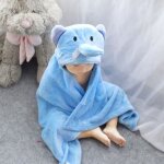 Peignoir bb sortie de bain doux flanelle cape de enfant couverturedrap bain  capuche hiver automne ...