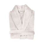 Peignoir col chle velours polyester 300 g / m doris vent du sud - ecru - taille xl