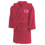 Peignoir enfant � capuche 100% coton - miraculous ladybug sparkle - rose - taille 10 / 12 ans