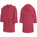Peignoir enfant � capuche 100% coton - miraculous ladybug sparkle - rose - taille 10 / 12 ans