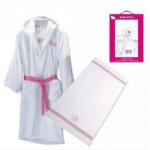 Peignoir + serviette - hello kitty - 2 - 4 ans - blanc - 100% coton - coffret cadeau Peignoir + serviette - hello kitty - 2 - 4 ans - blanc - 100% coton - coffret cadeau