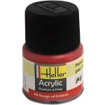 Peinture acrylic 019 rouge vif brillant (9019) - heller - peinture acrylique � leau pour maquettes