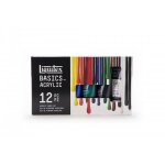 Peinture acrylique - liquitex - basics acrylic - coffret 12 tubes de 22ml - assortiment Peinture acrylique - liquitex - basics acrylic - coffret 12 tubes de 22ml - assortiment