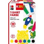 Peinture acrylique - marabu - kids tshirt - 6x36ml - couleurs vives - r�sistante au lavage 60�c
