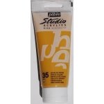 Peinture acrylique - p�b�o - studio - jaune de venise - 100 ml - satin�