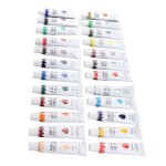 Peinture acrylique - surenhap - 24 couleurs - 12 ml / tube - non toxique - pour enfants et adultes
