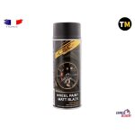 Peinture en arosol jantes 400 ml noir mat