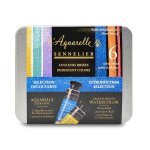 Peinture aquarelle - extra - fine - couleurs irises - sennelier - laquarelle - 6 tubes 10ml