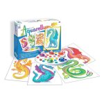 Peinture aquerelle - sentosphere - aquarellum junior - dragons - 5 couleurs - sertissage sur papier v�lin ...