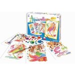 Peinture aquerelle - sentosphere - aquarellum junior - sir�nes - 5 couleurs - sertissage sur papier v�lin ...