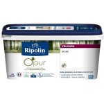 Peinture biosource murs et plafonds velours blanc 2l ripolin