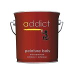Peinture bois 2. 5 litres rouge basque - addict
