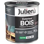 Peinture bois microporeuse ext�rieur - julien - satin - 0. 5l - gris anthracite ral7016