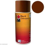 Peinture en bombe - do it - marron fonc� n�47 - 150 ml - acrylique - mate satin�e