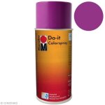 Peinture en bombe - marabu - do it - 150 ml - violet n39 - mat satine - schage rapide