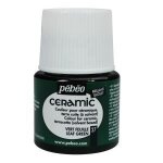 Peinture - pébéo - céramic - vert feuille - 45ml - opaque et brillante Peinture - pébéo - céramic - vert feuille - 45ml - opaque et brillante