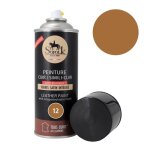 Peinture cuir (12 - marron clair) avec vernis int�gr� - sofolk - entretien pour si�ge et volant de voiture ...
