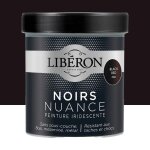 Peinture d�corative lib�ron les noirs nuance black red mat 500 ml
