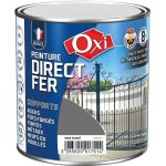 Peinture direct sur fer - oxi - 0. 5 l - gris fonc� - monocouche brillante - ext�rieur