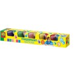 Peinture au doigt - ses creative - 6 couleurs x 110ml - palette clatante