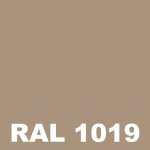 Peinture facade - pot 5 l - metaltop - 1019 - beige gris