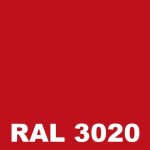 Peinture fer monocouche - pot 1 l - metaltop - 3020 - rouge signalisation Peinture fer monocouche - pot 1 l - metaltop - 3020 - rouge signalisation