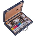 Peinture  lhuile - van gogh - coffret bois de 12 tubes 40ml + accessoires