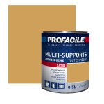 Peinture int�rieure multi - supports satin murs plafonds boiseries radiateurs sans odeur 0. 5 litre jaune ...