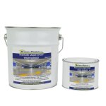 Peinture laque �poxy pour garage transparent cristal kit de 1 kg