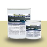 Peinture laque �poxy sol et mur kit de 25 kg ivoire ral 1015