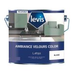 Peinture levis ambiance velours color latex blanche 1l
