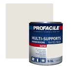 Peinture int�rieure multi - supports satin murs plafonds boiseries radiateurs sans odeur 0. 5 litre talc ...