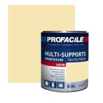 Peinture int�rieure multi - supports satin murs plafonds boiseries radiateurs sans odeur 0. 5 litre paille ...