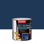 Peinture extrieure syntilor bleu nuit satin 0. 5 l - bois fer alu acier galvan plastique ou pvc