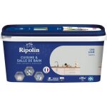 Peinture murs boiseries plafonds radiateurs - ripolin - cuisine et bain - 2 l - gris lome