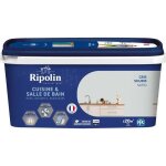 Peinture murs boiseries plafonds radiateurs - ripolin - cuisine et bain - 2 l - gris souris