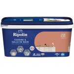 Peinture murs boiseries plafonds radiateurs - ripolin - cuisine et bain - 2 l - ocre nubie