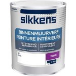 Peinture murs et plafonds velours - sikkens - blanc - 1l Peinture murs et plafonds velours - sikkens - blanc - 1l